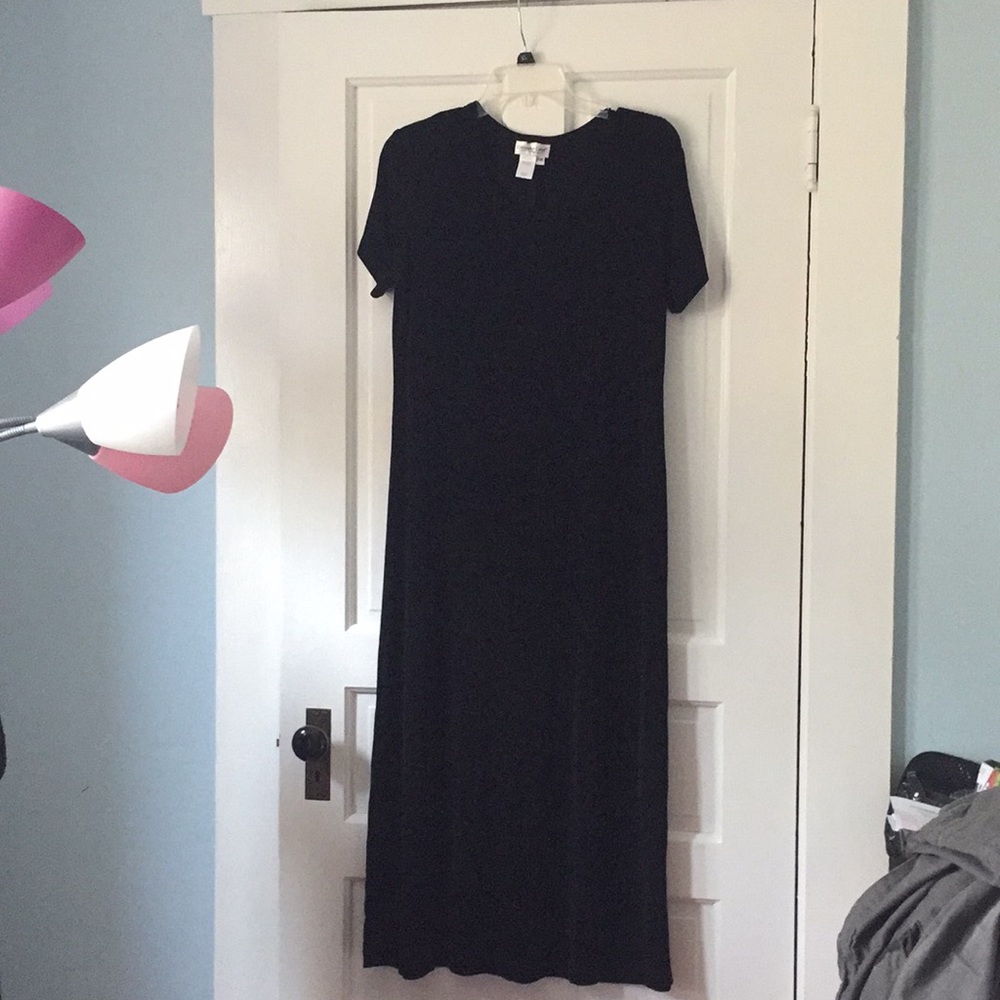 Coldwater Creek Black Maxi Dress